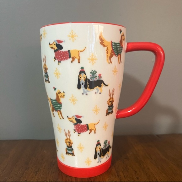 Winter Christmas Dogs
Coffee Mug 14 oz Ceramic Cup With Silicone Bottom. - Picture 1 of 7